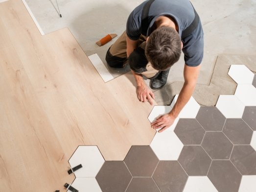 Flooring installation services from Carpets Plus in Manitowoc, WI